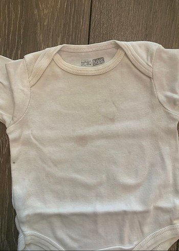 3 adet beyaz body - Görsel 3