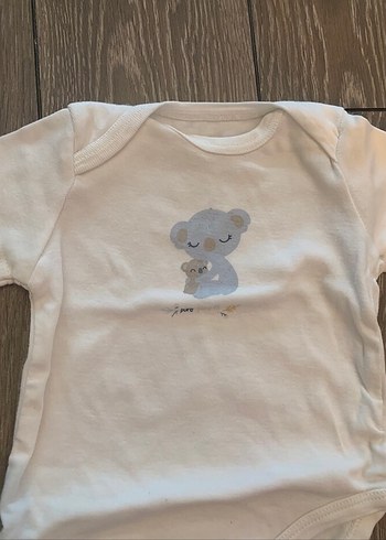 3 adet beyaz body zıbın - Görsel 3