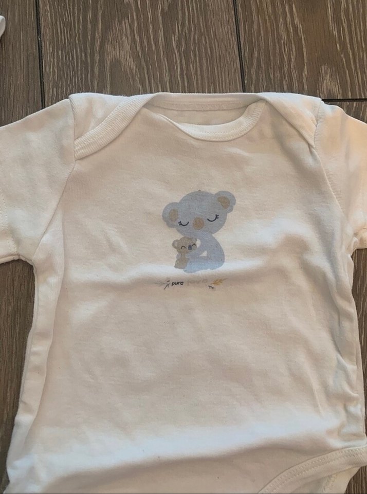 3 adet beyaz body zıbın - Görsel 3