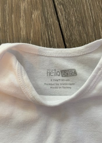 Beyaz bebek body zıbın 2 adet - Görsel 4