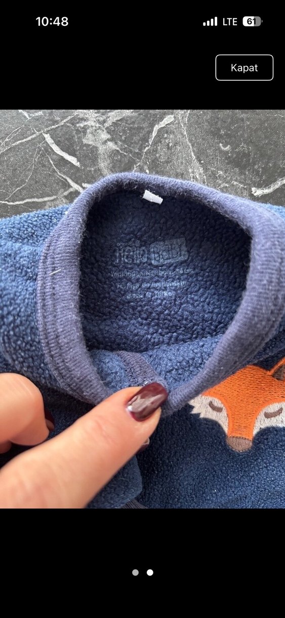 Erkek bebek polar tulum - Görsel 2