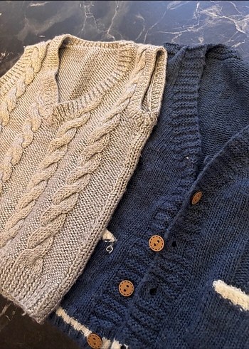 Erkek bebek süveter 2 adet - Görsel 3