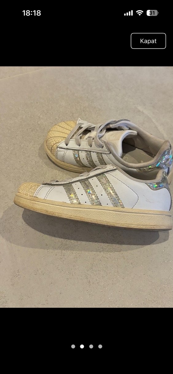 Adidas Kız Çocuk Beyaz Spor Ayakkabı - Görsel 2