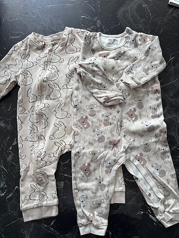Unisex bebek tulum pijama