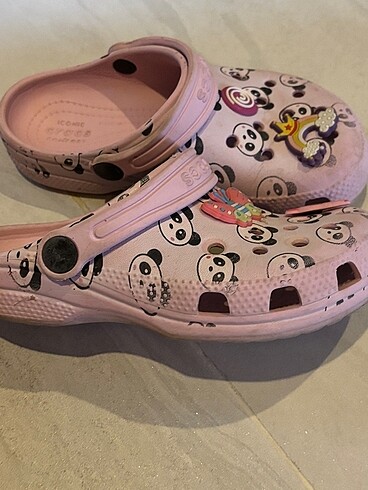 31 Beden pembe Renk Crocs kız çocuk