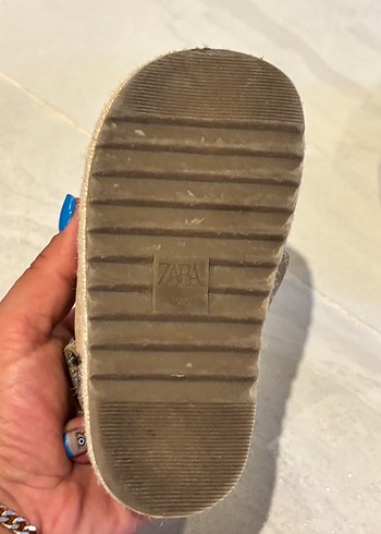 Zara Zara Erkek Çocuk Süet Tokalı Sandalet