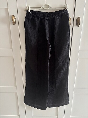 Zara Zara Buruşuk Görünümlü Pantolon