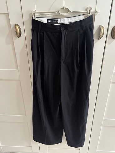 Zara Siyah Palazzo Pantolon