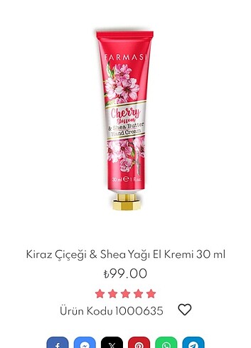 Farmasi el kremleri 
