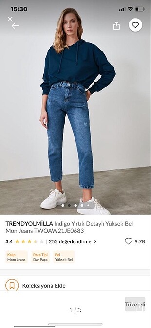 Trendyolmilla mom jean
