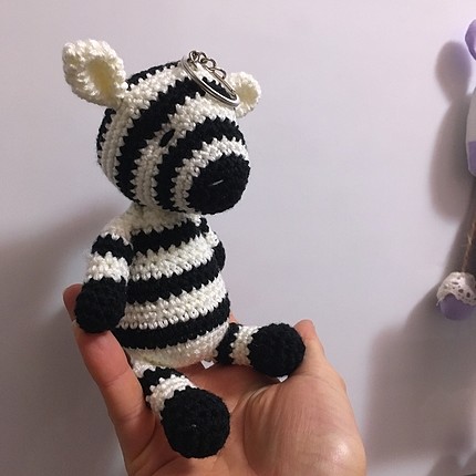  Beden Zebra anahtarlık