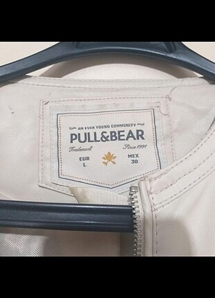 l Beden PULL & BEAR DERİ CEKET