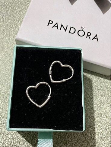 Pandora mini kalp küpe