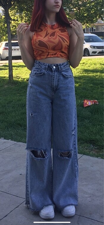 Bershka Yırtık kot jean