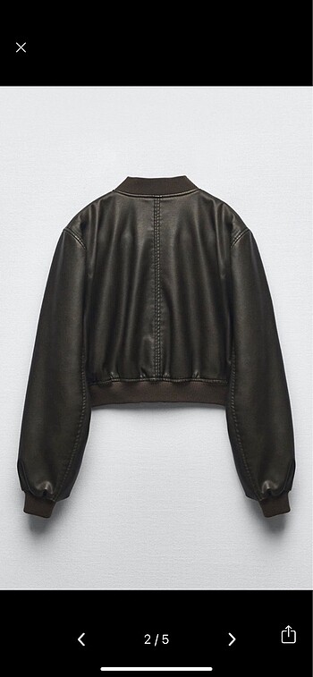 Zara Zara deri bomber ceket