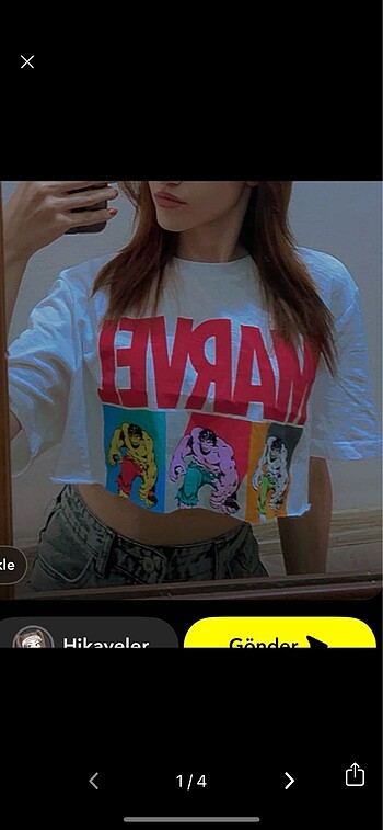 Bershka Kısa tshirt