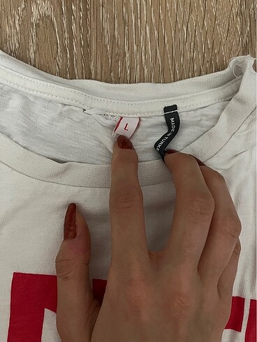 s Beden beyaz Renk Bershka Kısa tshirt