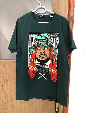 Koyu yeşil reıs t shirt