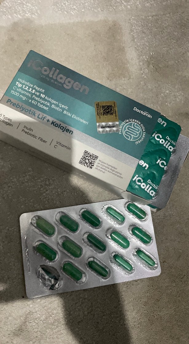 Turkuaz iColla Kollajen Tablet - Görsel 2