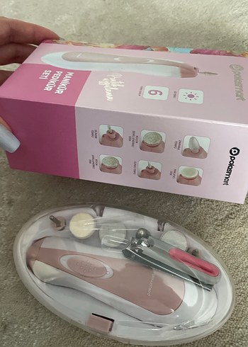 Pastel Pembe Manikür Seti - Görsel 2