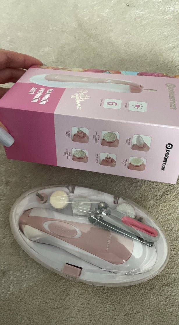 Pastel Pembe Manikür Seti - Görsel 2