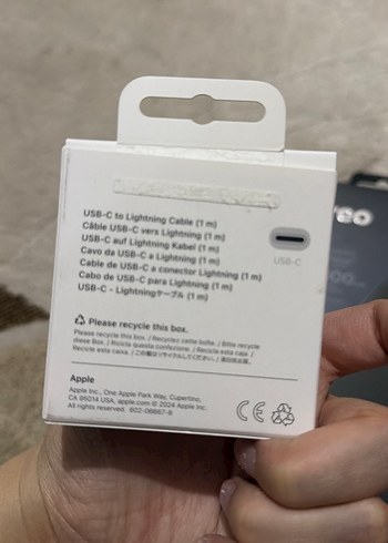 Orjınal Apple USB-C to Lightning Şarj Kablosu 1m - Görsel 2