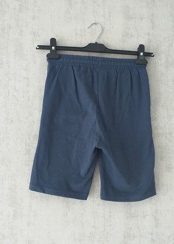 7 Yaş Beden Erkek Loose Fit Mavi Şort ve Tshirt Takım