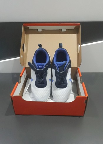 Nike Mavi Gri Erkek Çocuk Spor Ayakkabı