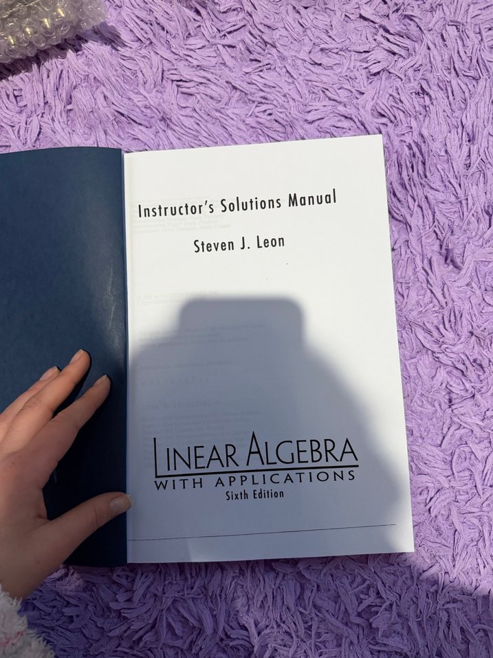 Koyu Mavi Kapaklı Lineer Cebir Notları - Görsel 2