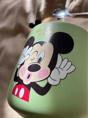  Beden Mickey mouse kupa kasikli kapakli