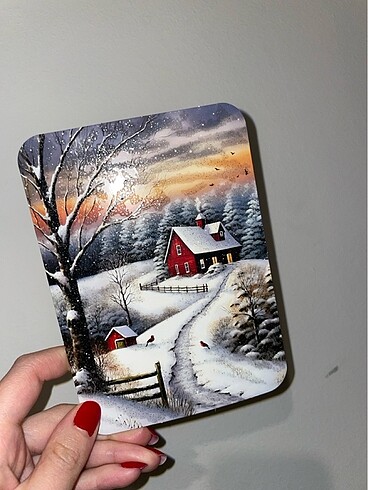 Yilbasi simli kartpostal