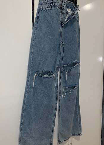 27 Beden Gevşek Kesim, Retro Salaş Jean pantolon