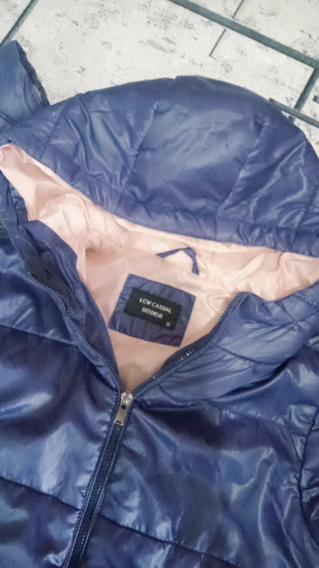 Kadın Lacivert Kapüşonlu Kış Ceketi - Görsel 2