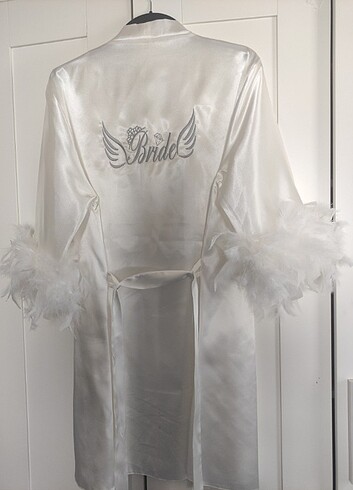 diğer Beden beyaz Renk #Bride sabahlık 