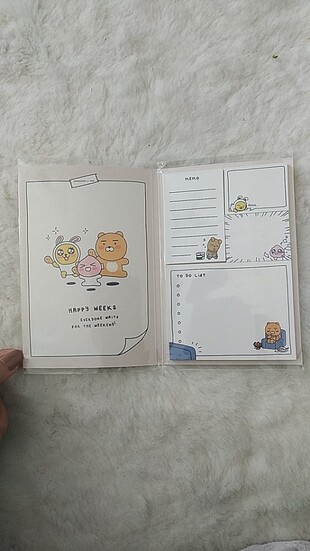  Kakao friends sticky memo book defter