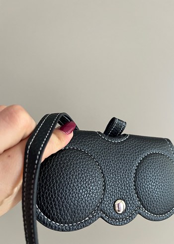 Siyah Deri Görünümde GÖZLÜK Kılıfı - Görsel 4