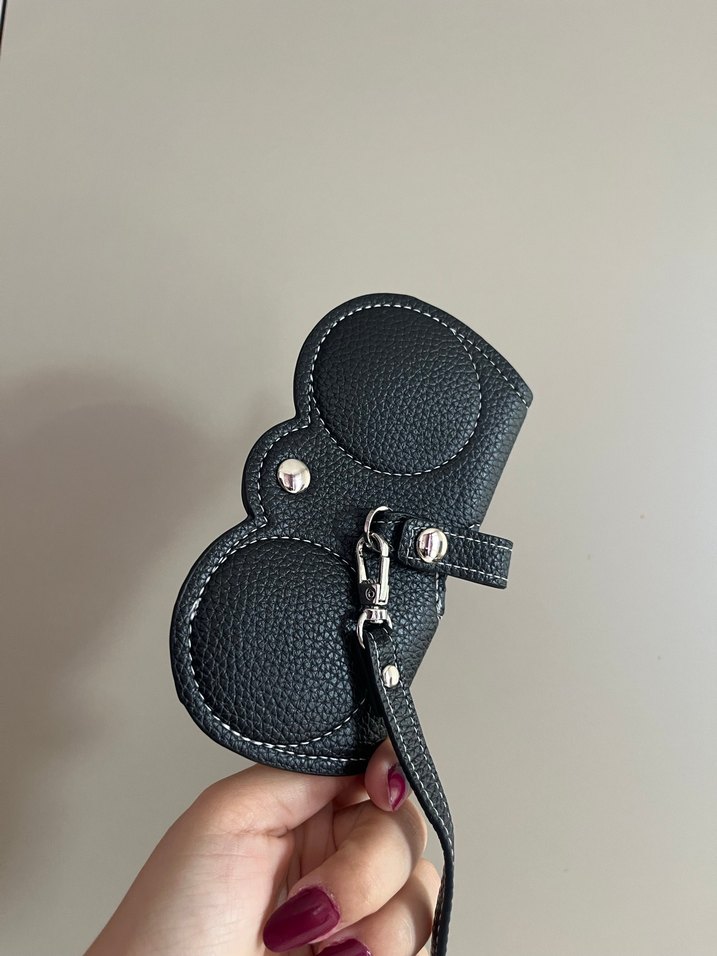 Siyah Deri Görünümde GÖZLÜK Kılıfı - Görsel 2