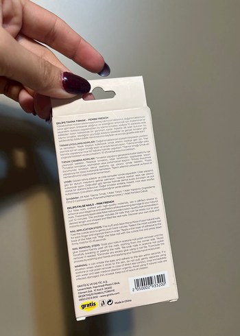 24 lü takma tırnak ( nail art ) - Görsel 3