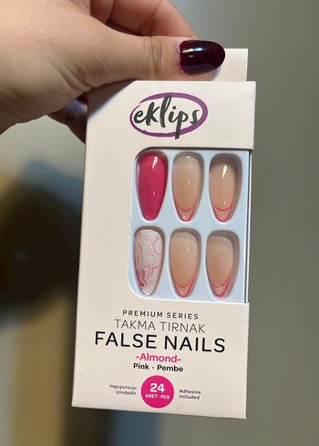 24 lü takma tırnak ( nail art ) - Görsel 4