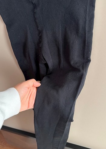 SİYAH İÇLİK TAYT - Görsel 6