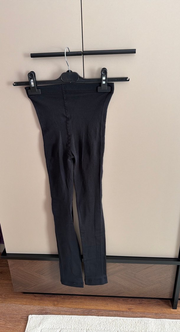 SİYAH İÇLİK TAYT - Görsel 2