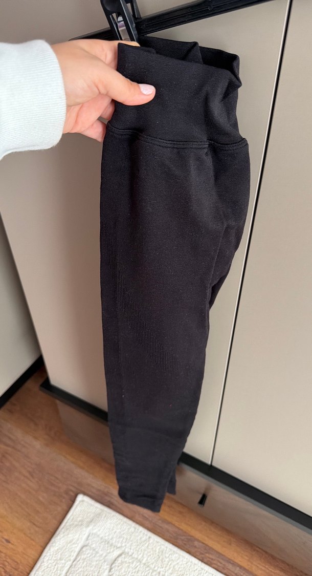 SİYAH TAYT MODEL İÇLİK - Görsel 3