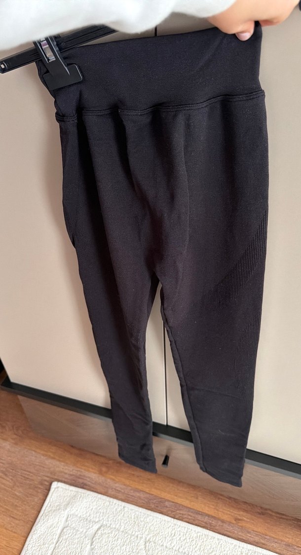 SİYAH TAYT MODEL İÇLİK - Görsel 4