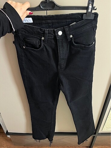 Zara ZARA YÜKSEK BEL SİYAH JEAN