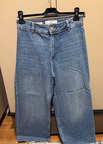 Mango Acik Mavi Rahat Kesim Denim Jean