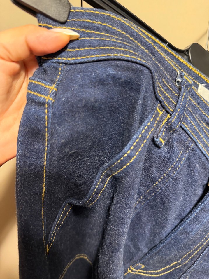 Koyu Lacivert Yüksek Bel Denim Pantolon — görsel 5/8