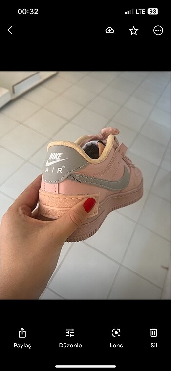 36 Beden pembe Renk Nike Pembe spor ayakkabı