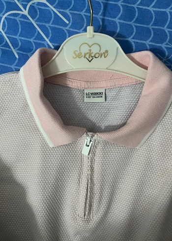 Pembe Kısa Kollu Erkek Polo Tişört - Görsel 5