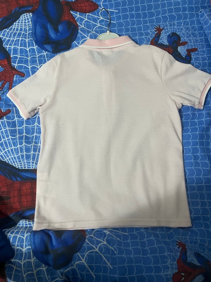 Pembe Kısa Kollu Erkek Polo Tişört - Görsel 4