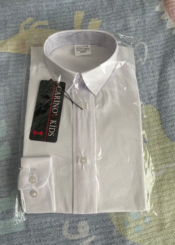 Düğmeli Beyaz Erkek Uzun Kollu Gömlek - Görsel 2